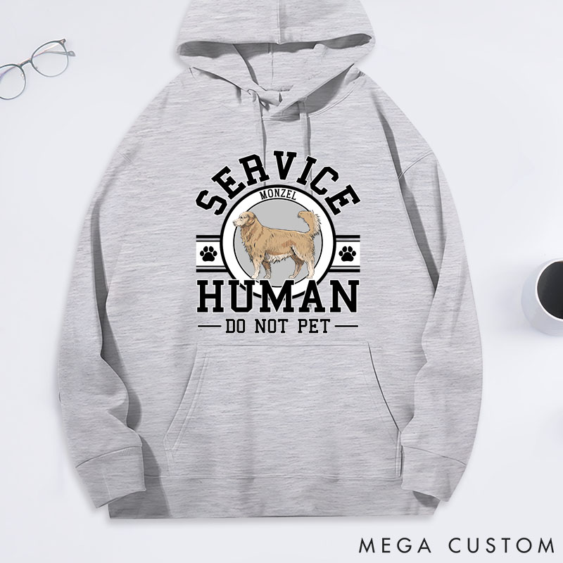 Personalized Dog Lover Service Human Classic Hoodies