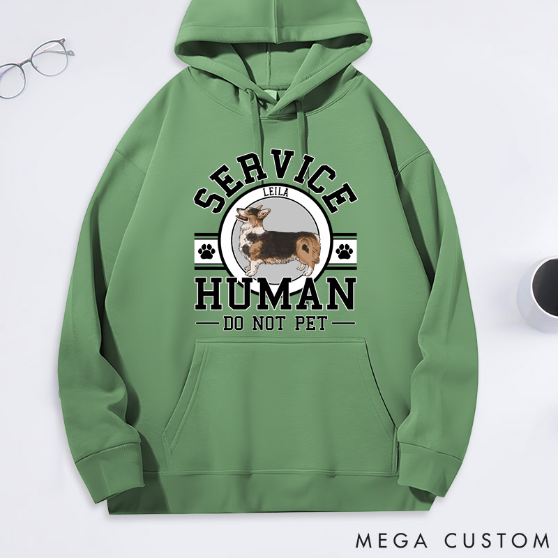 Personalized Dog Lover Service Human Classic Hoodies
