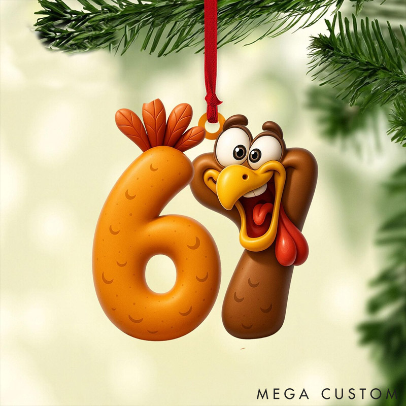 Personalized Dog Lover Six Seven Teen Slang Funny Tree Decor Funny Teen Grandkid Gift Christmas Ornament