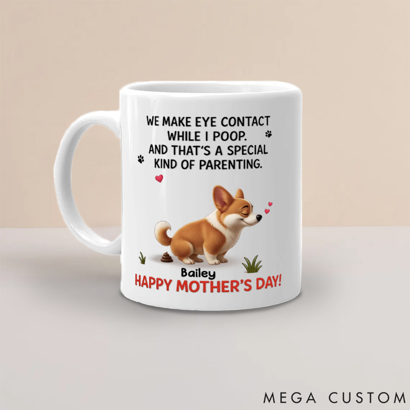 Personalized Dog Lover Sorry for the Muddy Paw But Also Not Sorry Mugs