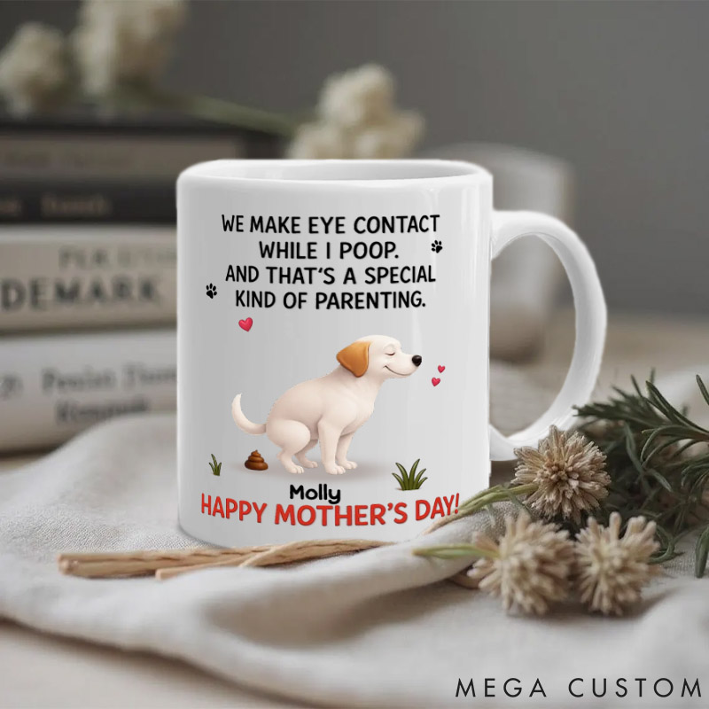 Personalized Dog Lover Sorry for the Muddy Paw But Also Not Sorry Mugs