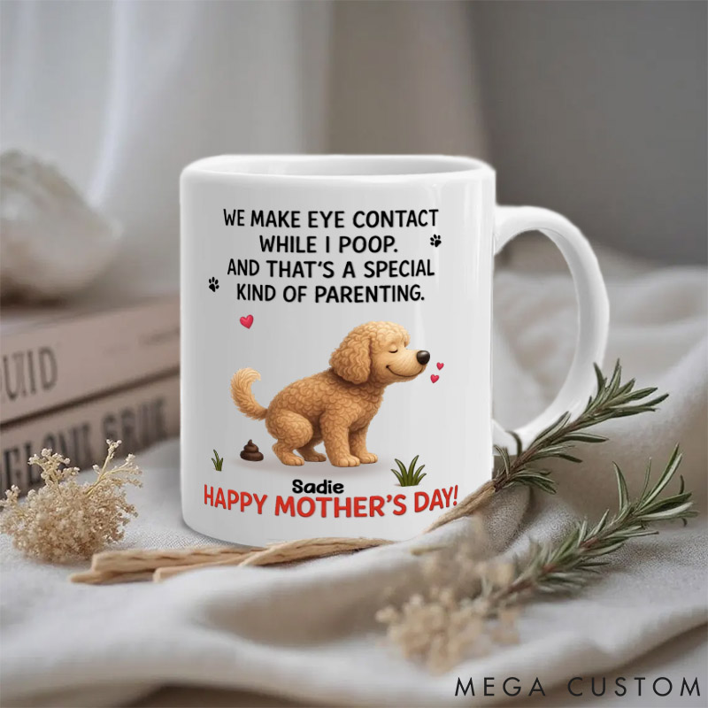 Personalized Dog Lover Sorry for the Muddy Paw But Also Not Sorry Mugs