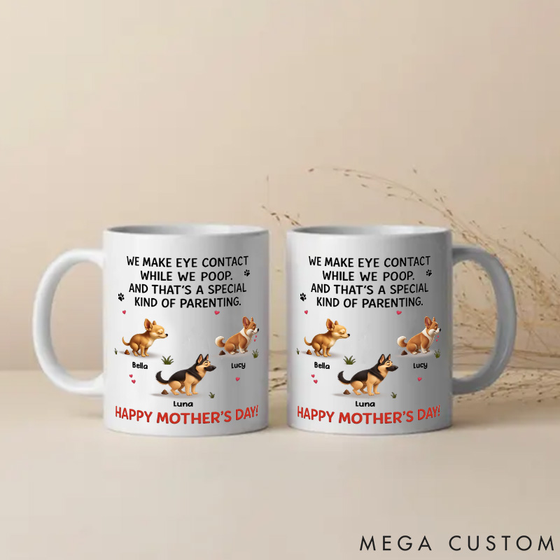 Personalized Dog Lover Sorry for the Muddy Paw But Also Not Sorry Mugs