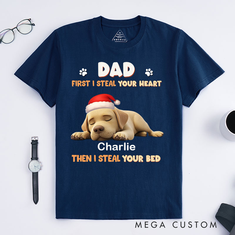 Personalized Dog Lover Steal Your Dog Parent Life T-Shirt
