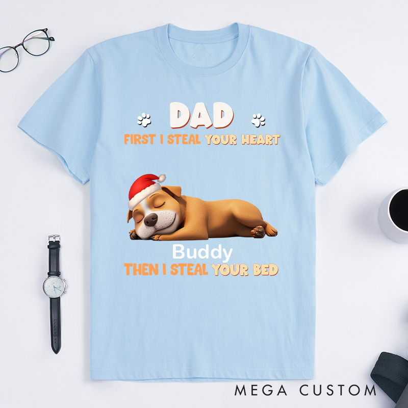 Personalized Dog Lover Steal Your Dog Parent Life T-Shirt