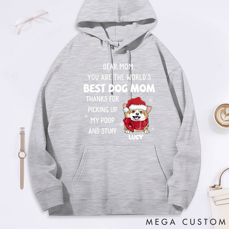 Personalized Dog Lover Thank You Mom Classic Hoodies
