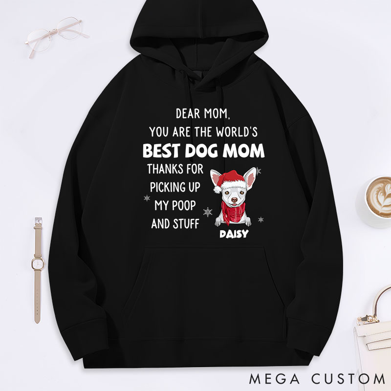 Personalized Dog Lover Thank You Mom Classic Hoodies