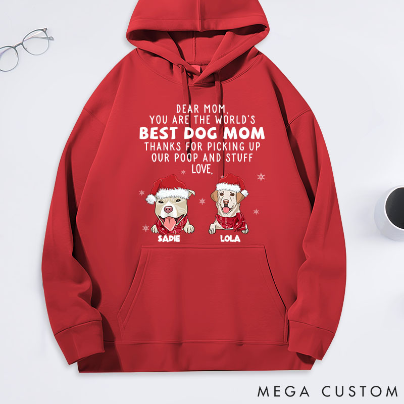 Personalized Dog Lover Thank You Mom Classic Hoodies