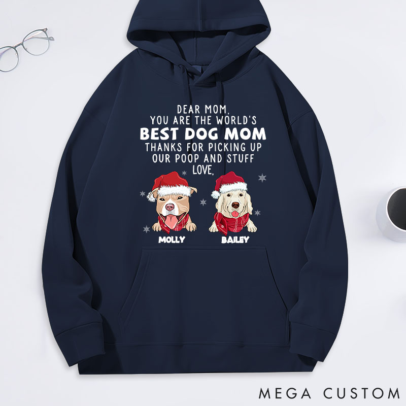 Personalized Dog Lover Thank You Mom Classic Hoodies