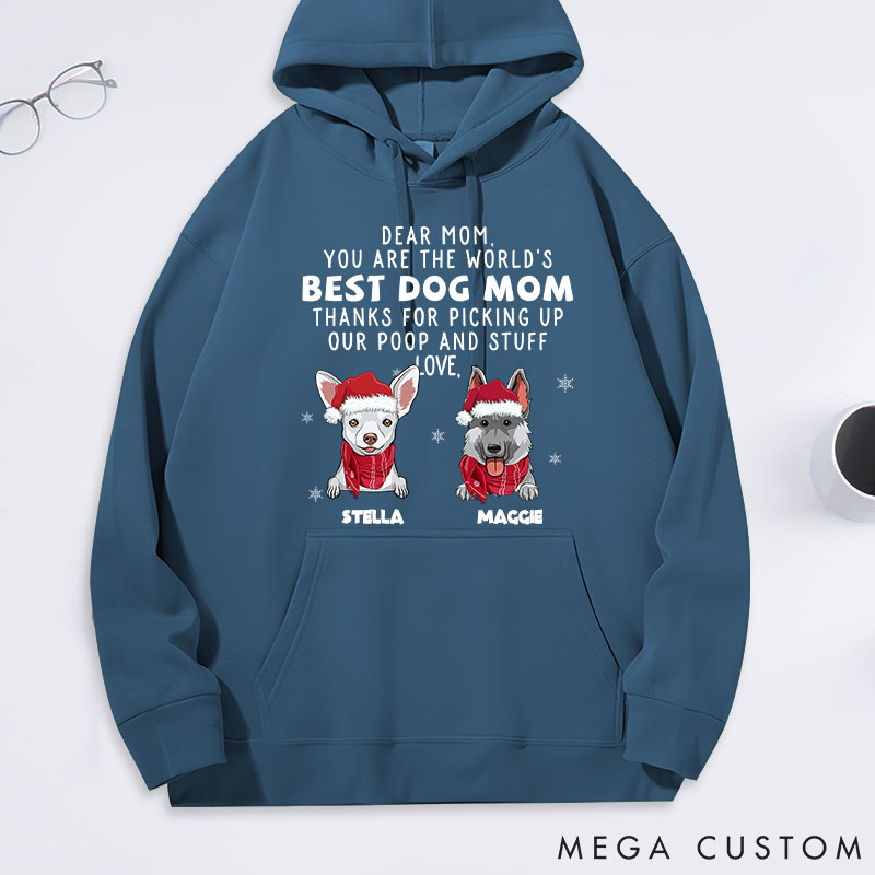 Personalized Dog Lover Thank You Mom Classic Hoodies