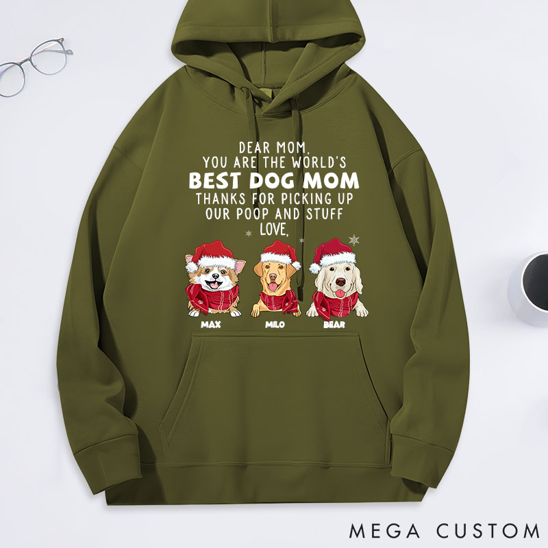 Personalized Dog Lover Thank You Mom Classic Hoodies