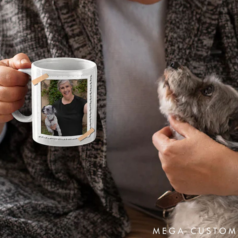 Personalized Dog Lover Thank You for Rescuing Me Mugs