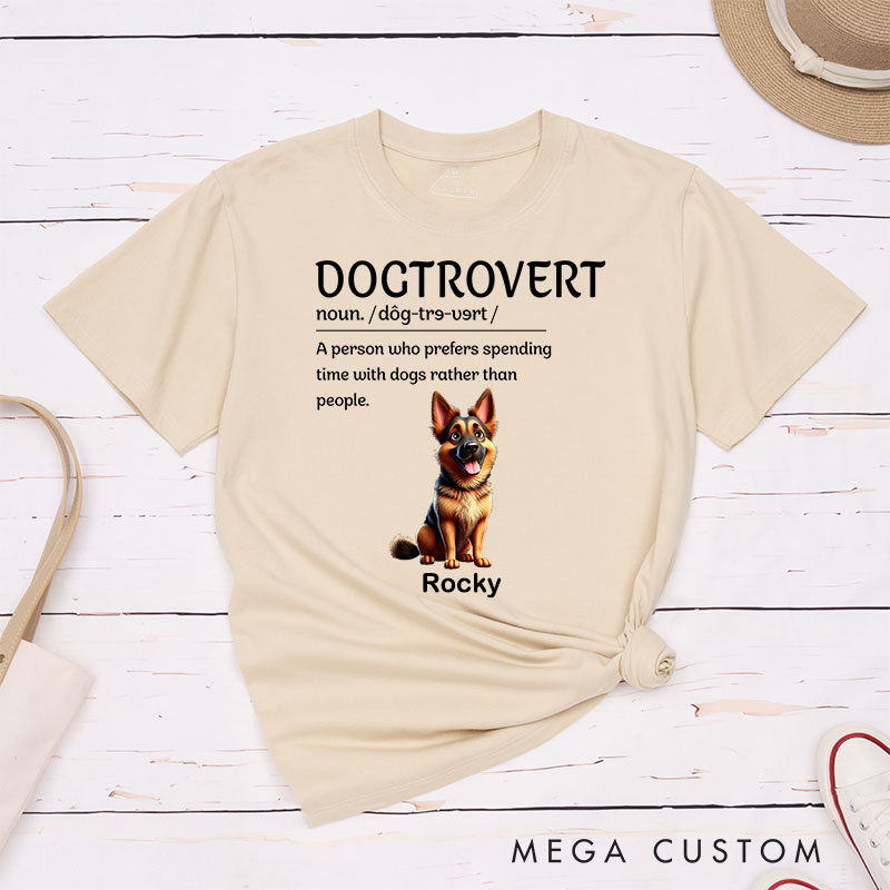 Personalized Dog Lover Thanks for Feeding Us T-Shirt