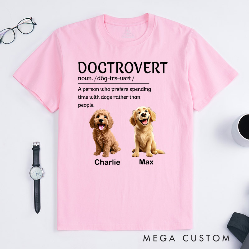 Personalized Dog Lover Thanks for Feeding Us T-Shirt