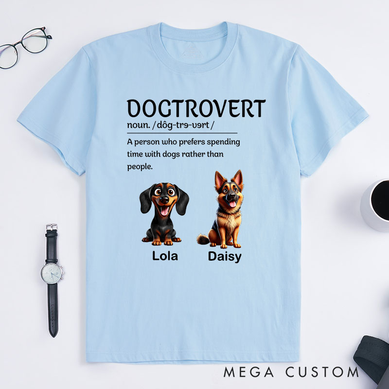 Personalized Dog Lover Thanks for Feeding Us T-Shirt