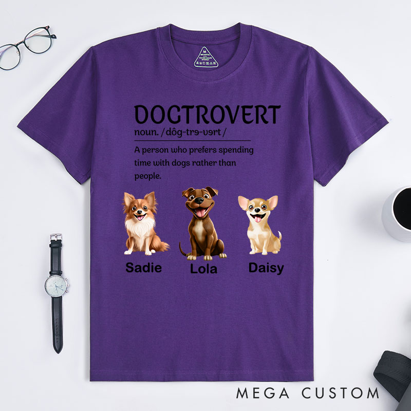 Personalized Dog Lover Thanks for Feeding Us T-Shirt
