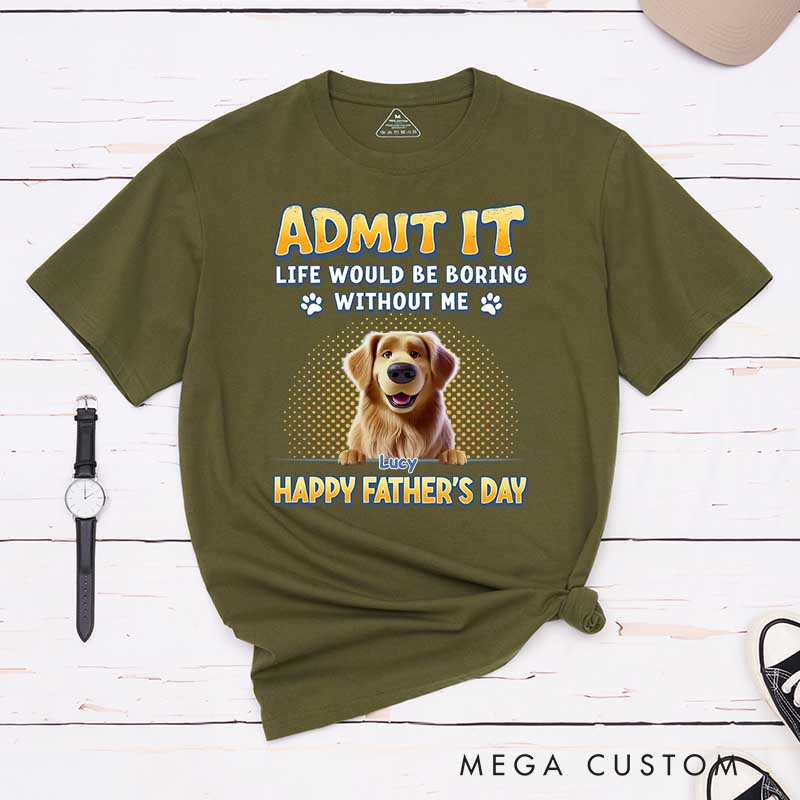 Personalized Dog Lover They Call It Waste I Call It Bonding Time T-Shirt