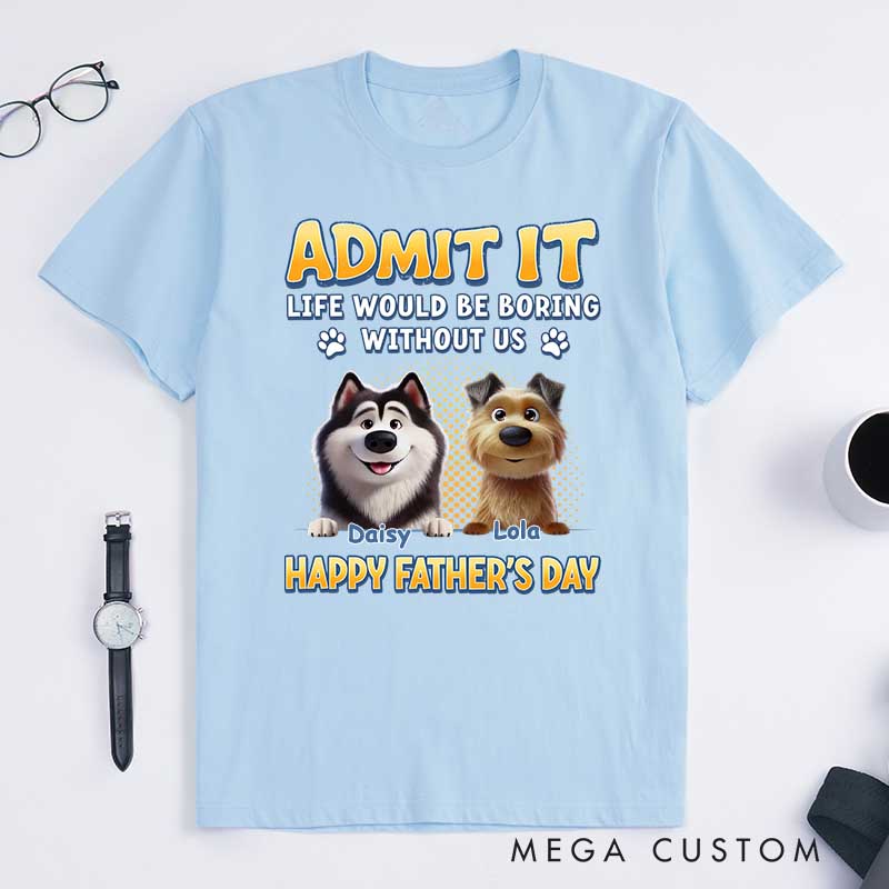 Personalized Dog Lover They Call It Waste I Call It Bonding Time T-Shirt