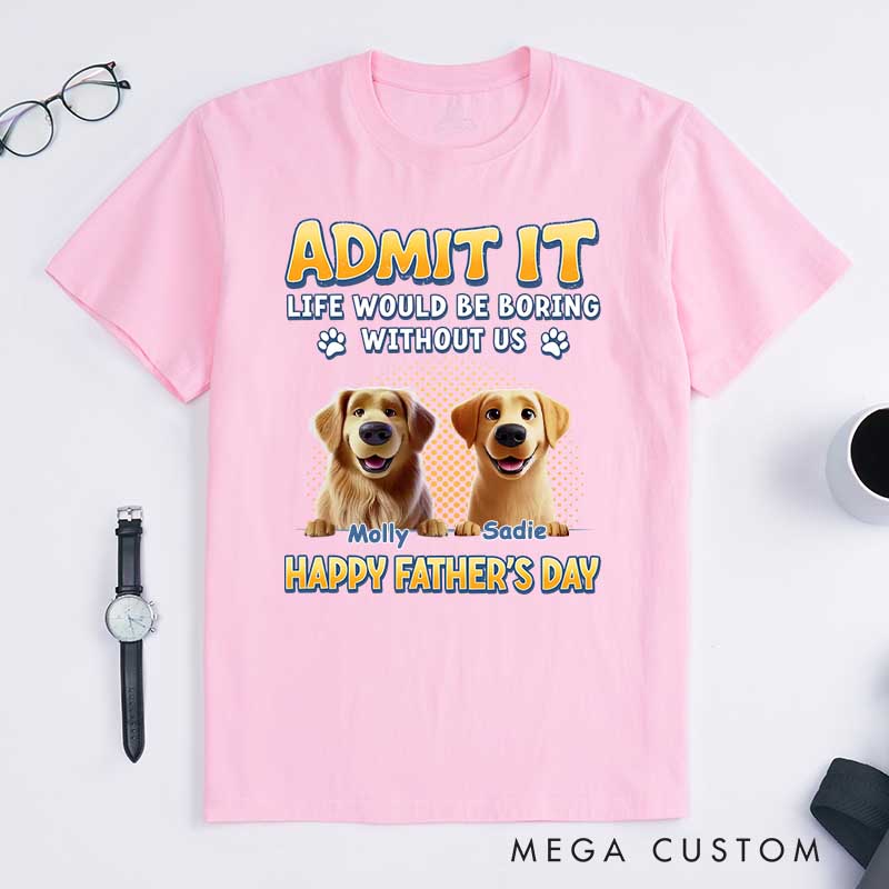 Personalized Dog Lover They Call It Waste I Call It Bonding Time T-Shirt