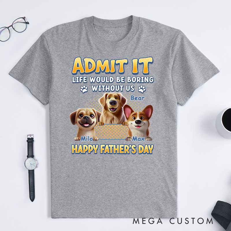 Personalized Dog Lover They Call It Waste I Call It Bonding Time T-Shirt