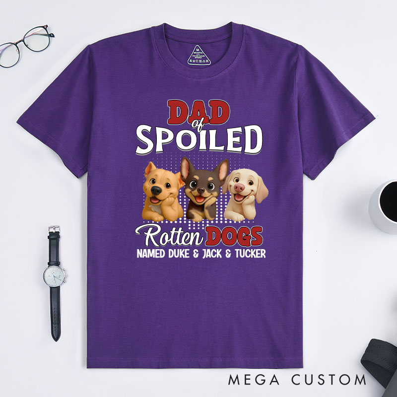 Personalized Dog Lover Thinking about My Spoiled Baby T-Shirt