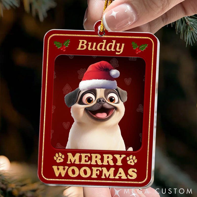 Personalized Dog Lover Toy Box Christmas Ornament