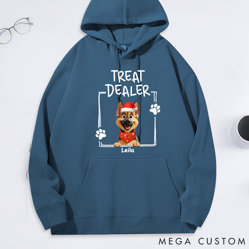 Personalized Dog Lover Treat Dealer Cartoon Hoodies