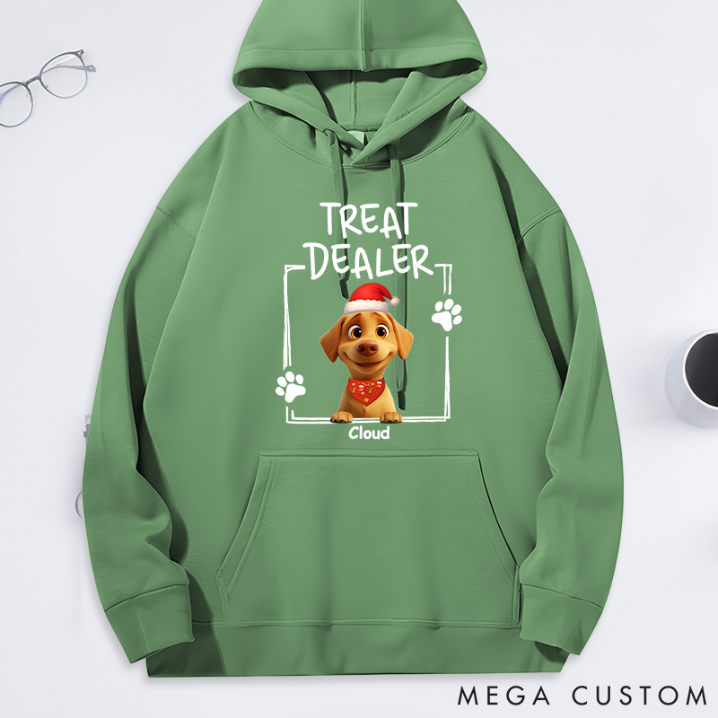 Personalized Dog Lover Treat Dealer Cartoon Hoodies
