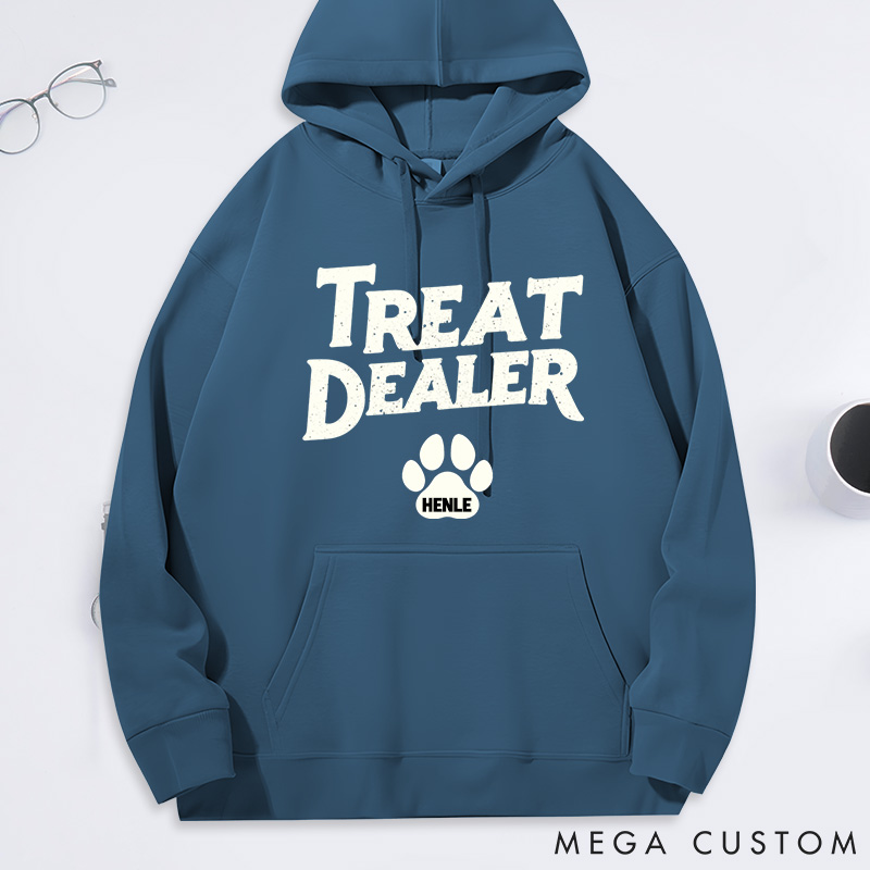 Personalized Dog Lover Treat Dealer Dog Mom Dad Hoodies