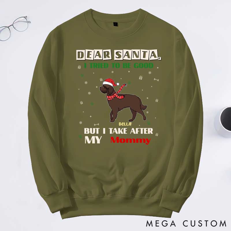 Personalized Dog Lover We Tried to Be Good but We Take After Our Sweatshirts