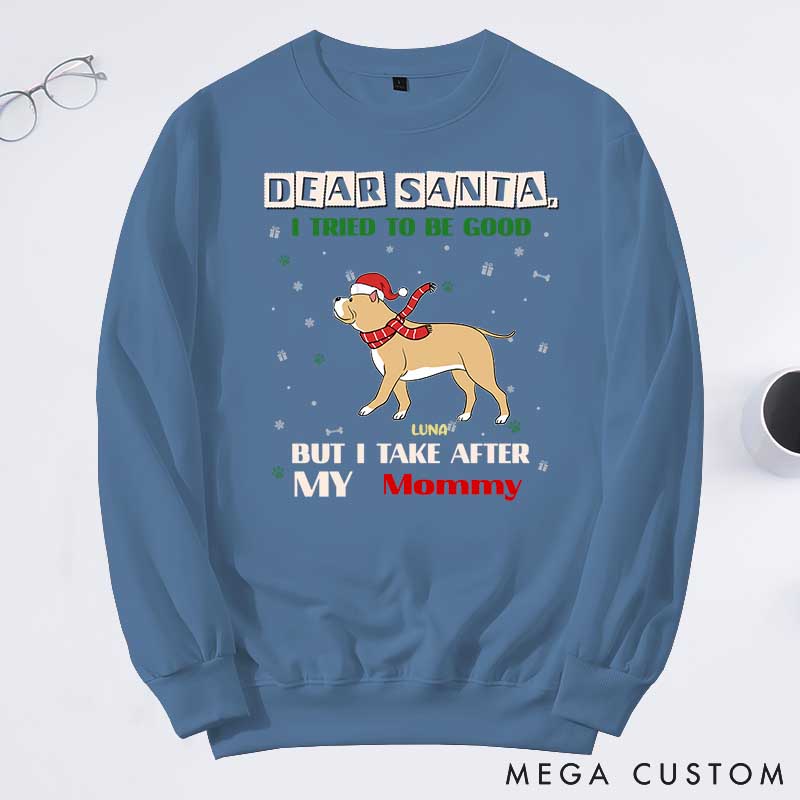 Personalized Dog Lover We Tried to Be Good but We Take After Our Sweatshirts
