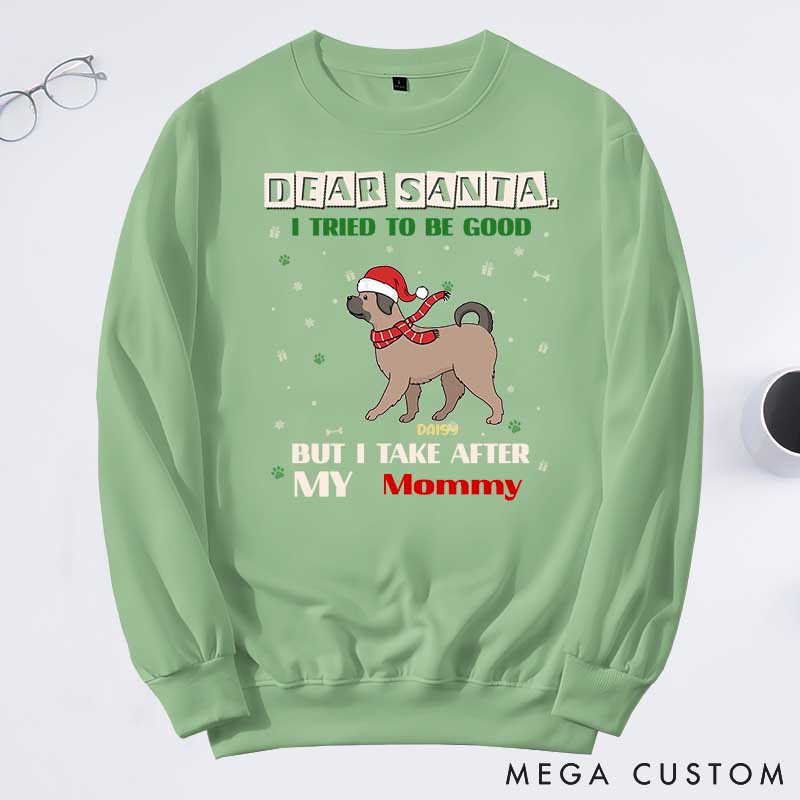 Personalized Dog Lover We Tried to Be Good but We Take After Our Sweatshirts