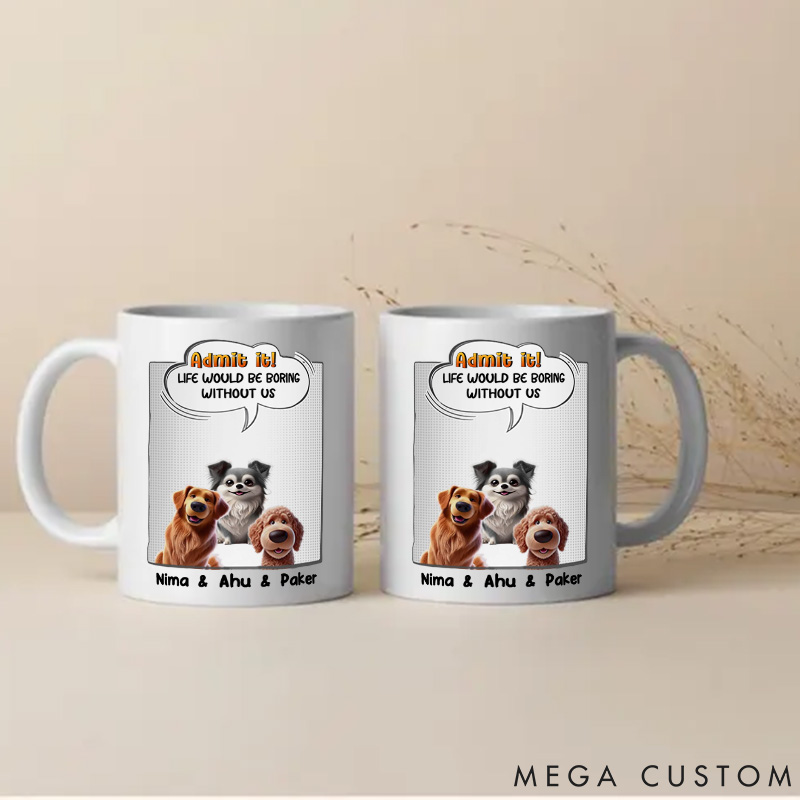 Personalized Dog Lover We Woof You Every Day Mugs