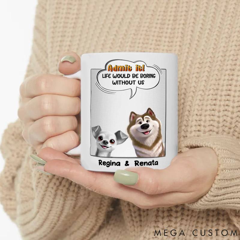 Personalized Dog Lover We Woof You Every Day Mugs