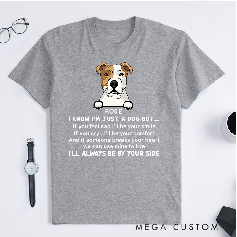 Personalized Dog Lover We're Just Dogs T-Shirt
