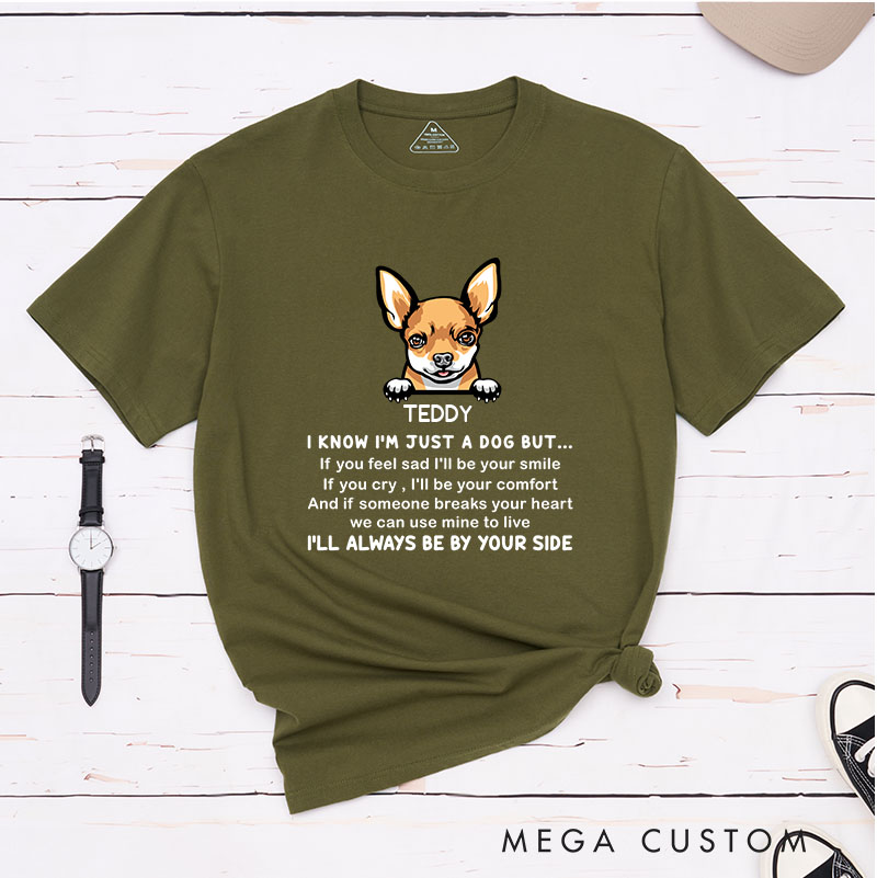 Personalized Dog Lover We're Just Dogs T-Shirt