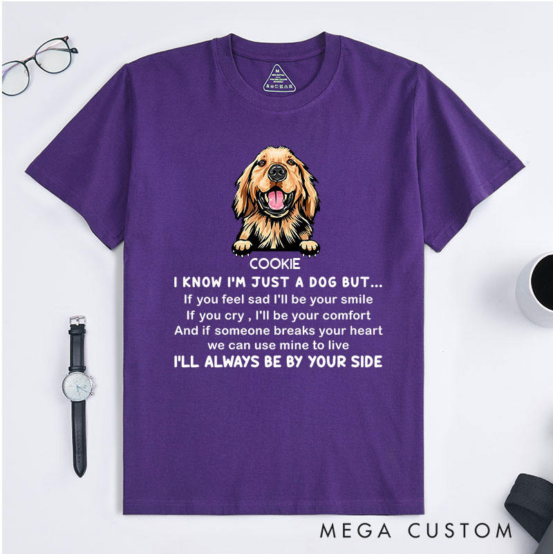 Personalized Dog Lover We're Just Dogs T-Shirt
