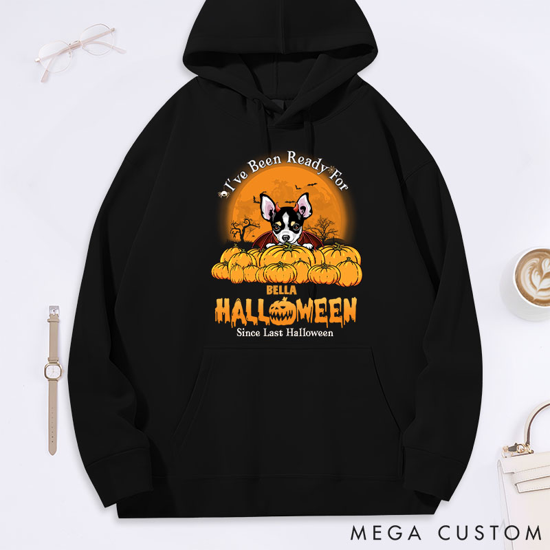 Personalized Dog Lover We've been Ready for Halloween Classic Hoodies