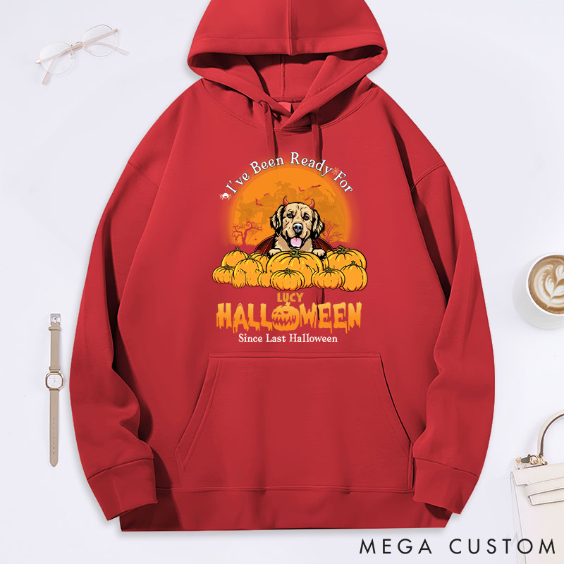 Personalized Dog Lover We've been Ready for Halloween Classic Hoodies