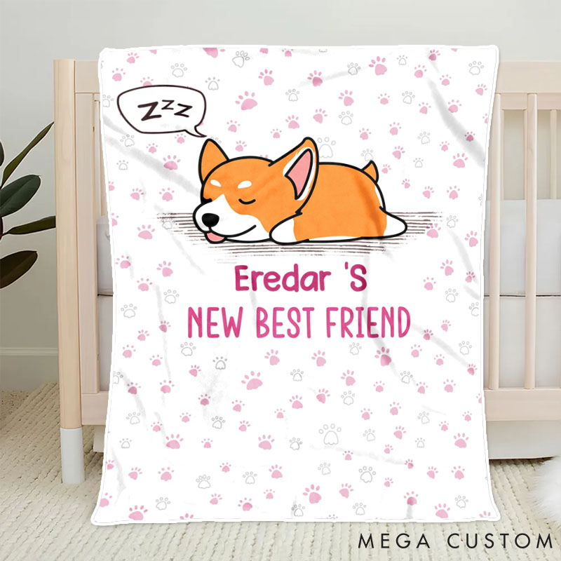 Personalized Dog Lover We will be Best Friends Forever Throw Blanket