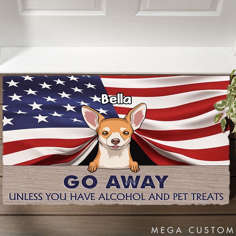 Personalized Dog Lover Welcome to Our Home Doormat