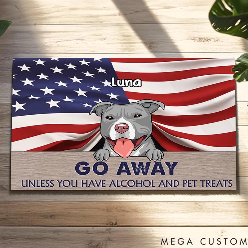 Personalized Dog Lover Welcome to Our Home Doormat