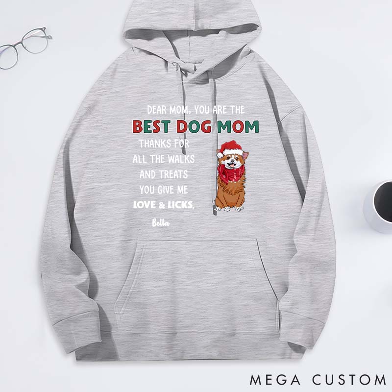 Personalized Dog Lover You Give Us Dog Mom Classic Hoodies