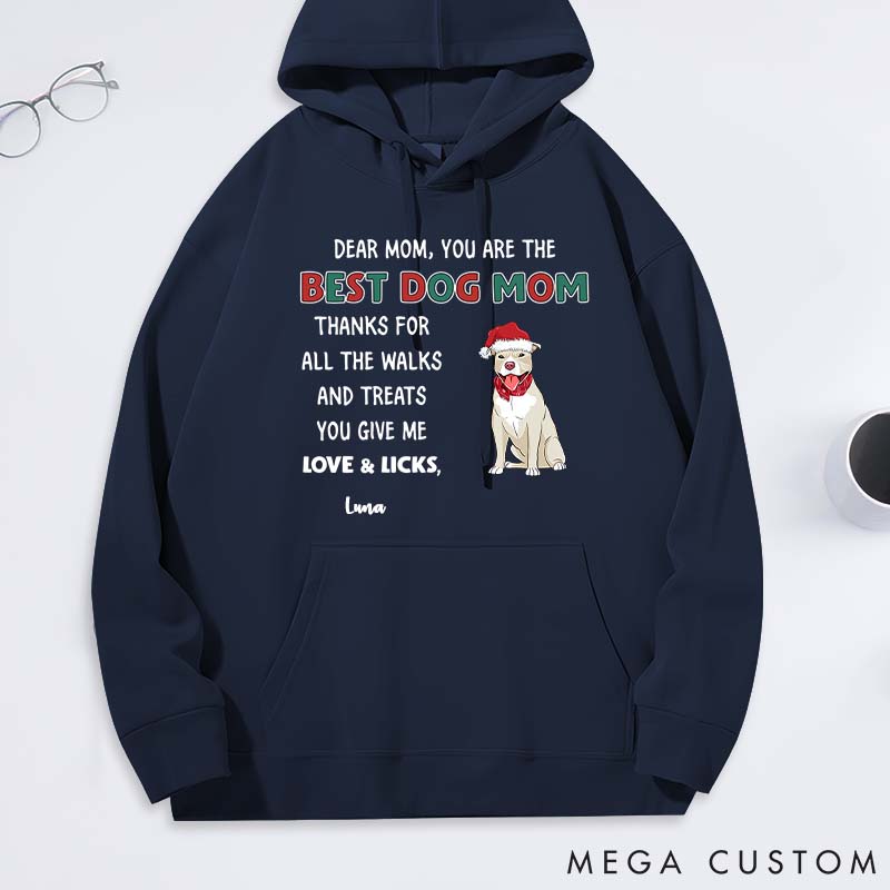 Personalized Dog Lover You Give Us Dog Mom Classic Hoodies