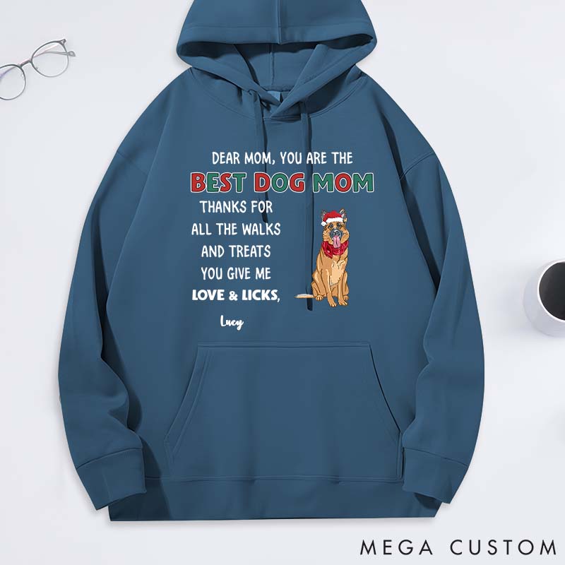 Personalized Dog Lover You Give Us Dog Mom Classic Hoodies