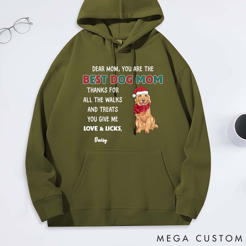 Personalized Dog Lover You Give Us Dog Mom Classic Hoodies