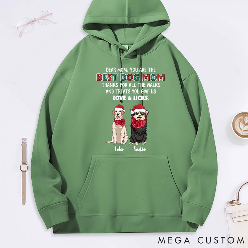 Personalized Dog Lover You Give Us Dog Mom Classic Hoodies