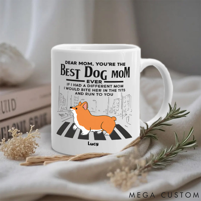 Personalized Dog Lover You're The Best Dog Mom Mugs