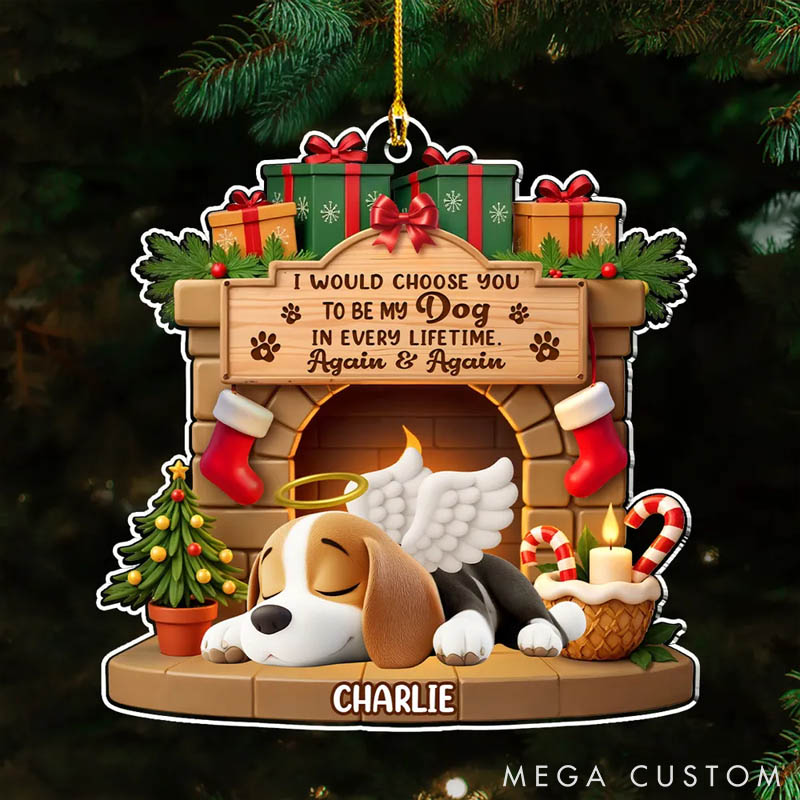 Personalized Dog Lover Your Forever Home Christmas Ornament