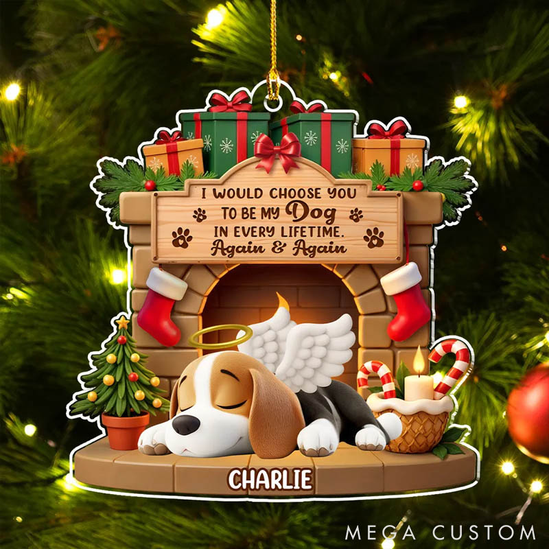 Personalized Dog Lover Your Forever Home Christmas Ornament